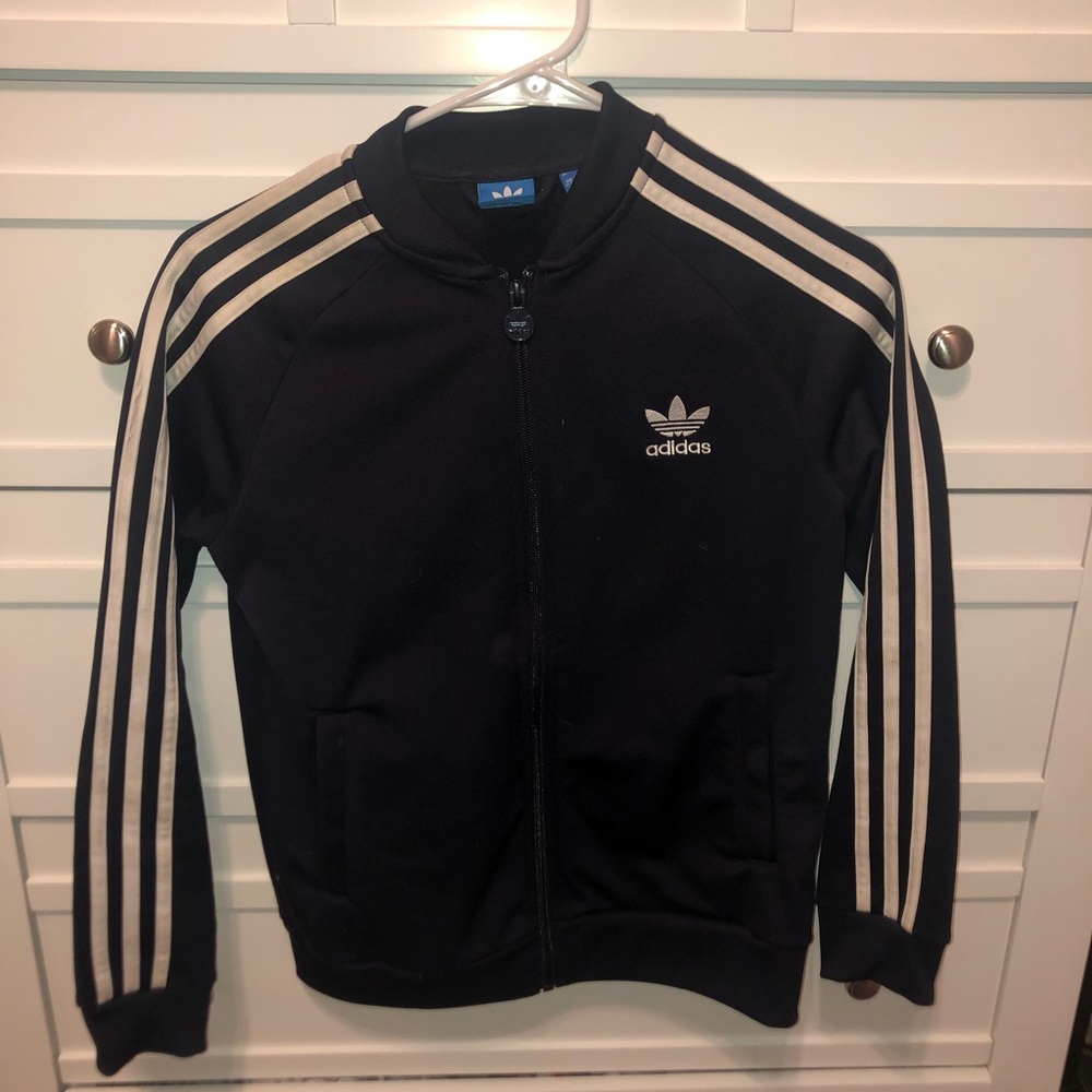 adidas navy blue jacket